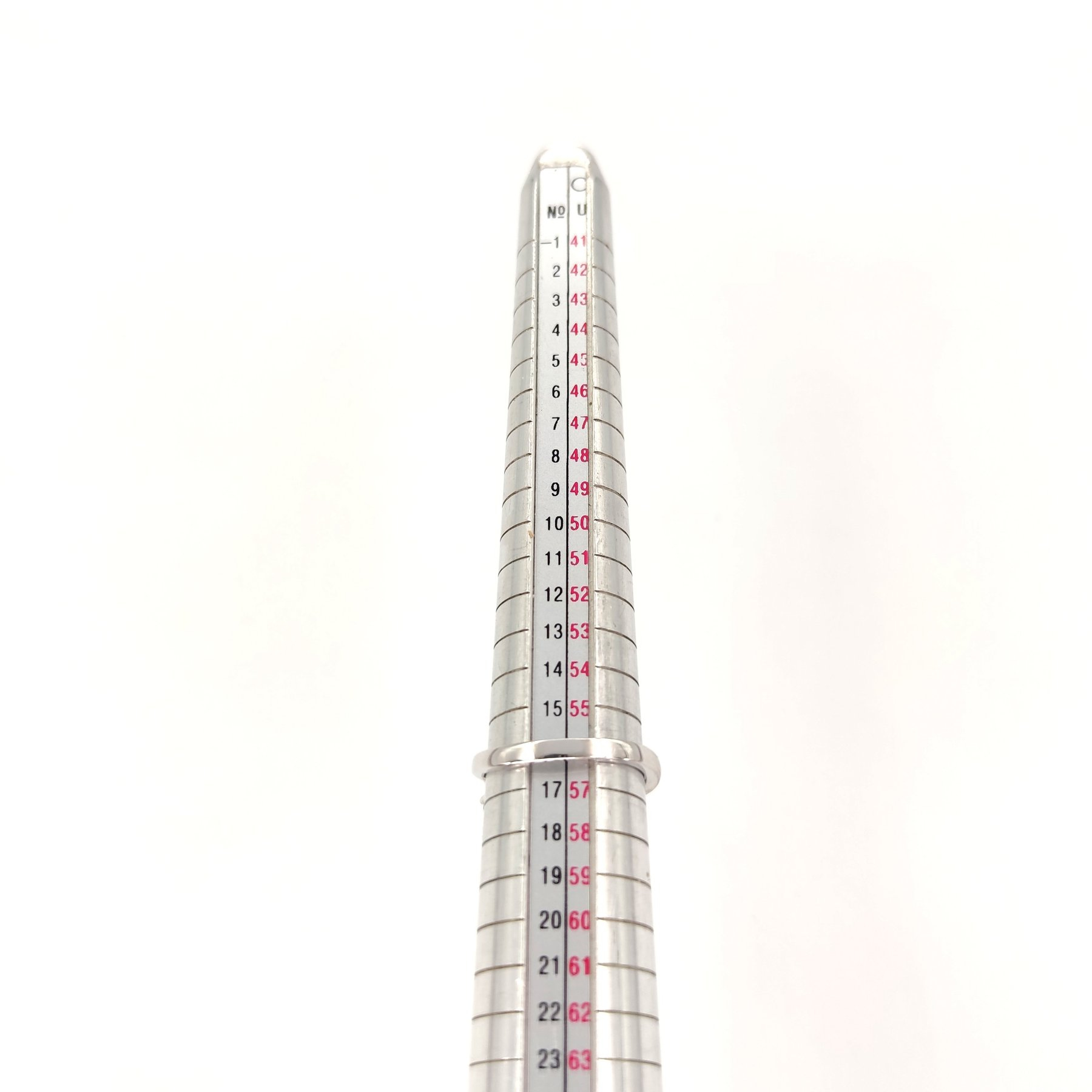 18 karatų baltojo aukso žiedas su 1,50 ct akvamarinu ir 0,44 ct deimantais - Image 3