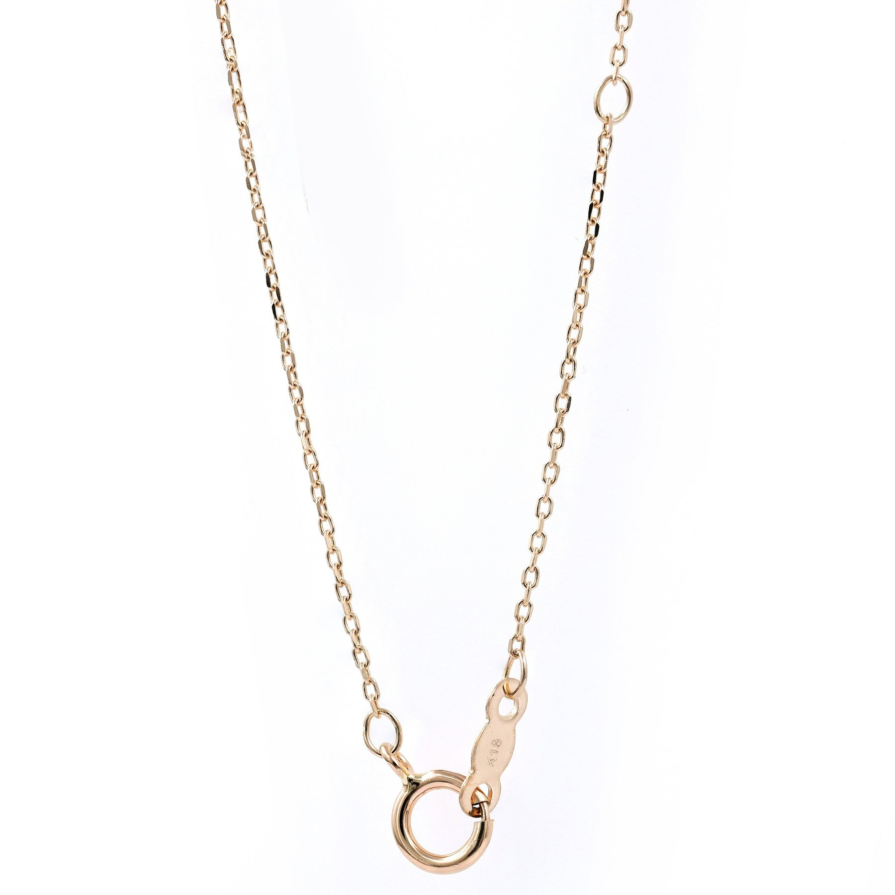 Kaklo papuošalas su pakabuku – 18 karatų rožinis auksas – 0,23 ct deimantai - Image 2