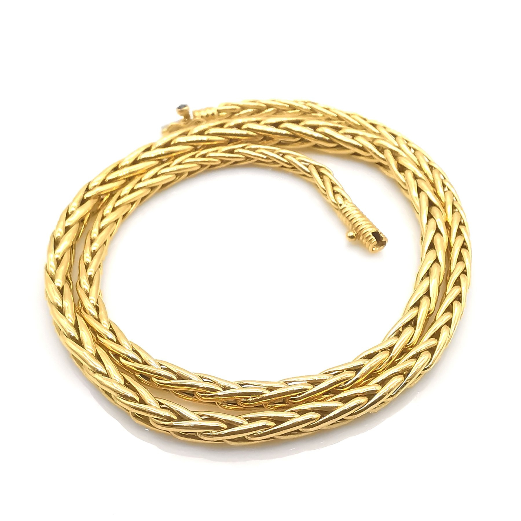 18 karatų geltono aukso grandinėlė („Palm chain“ tipo) - Image 8