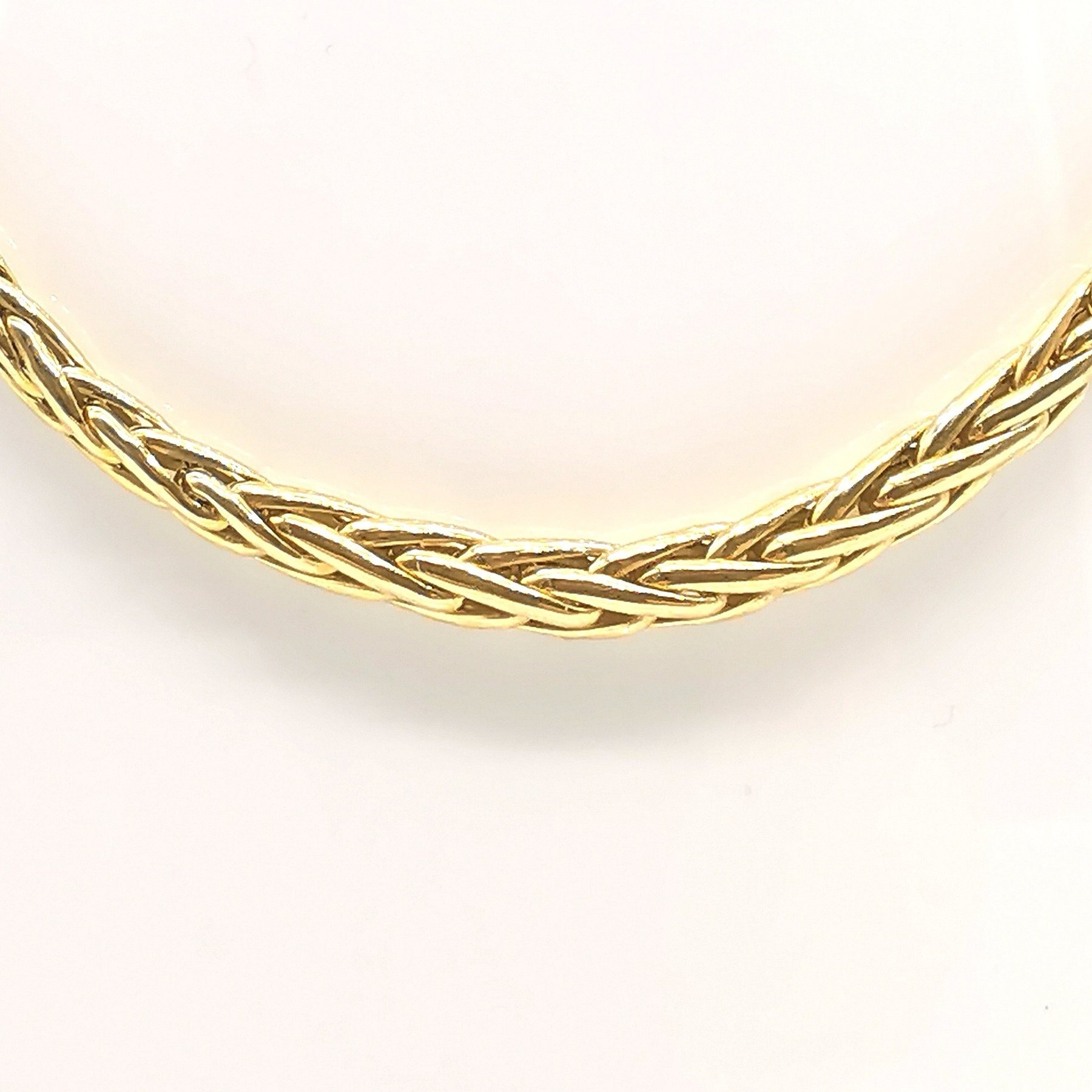 18 karatų geltono aukso grandinėlė („Palm chain“ tipo)