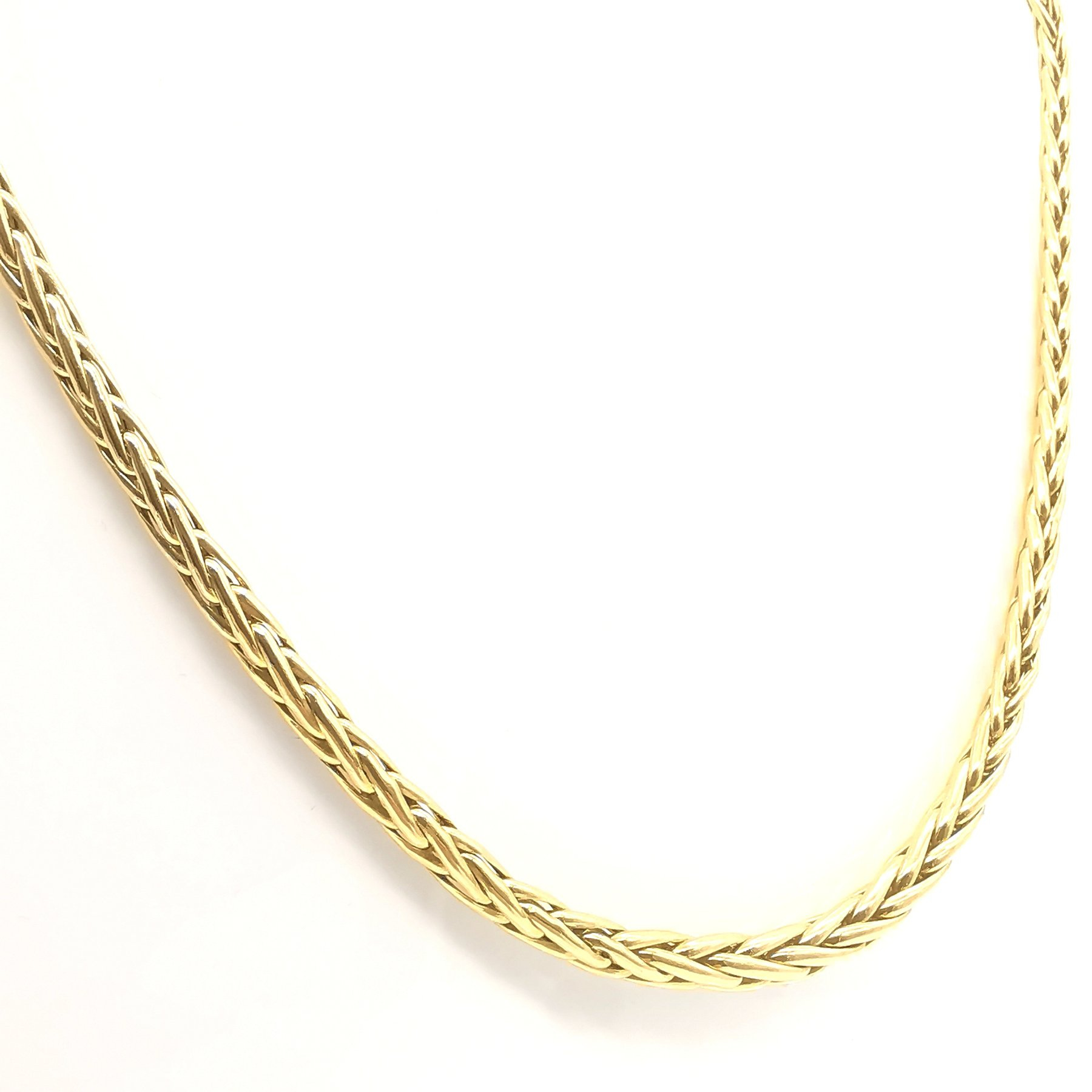 18 karatų geltono aukso grandinėlė („Palm chain“ tipo) - Image 3