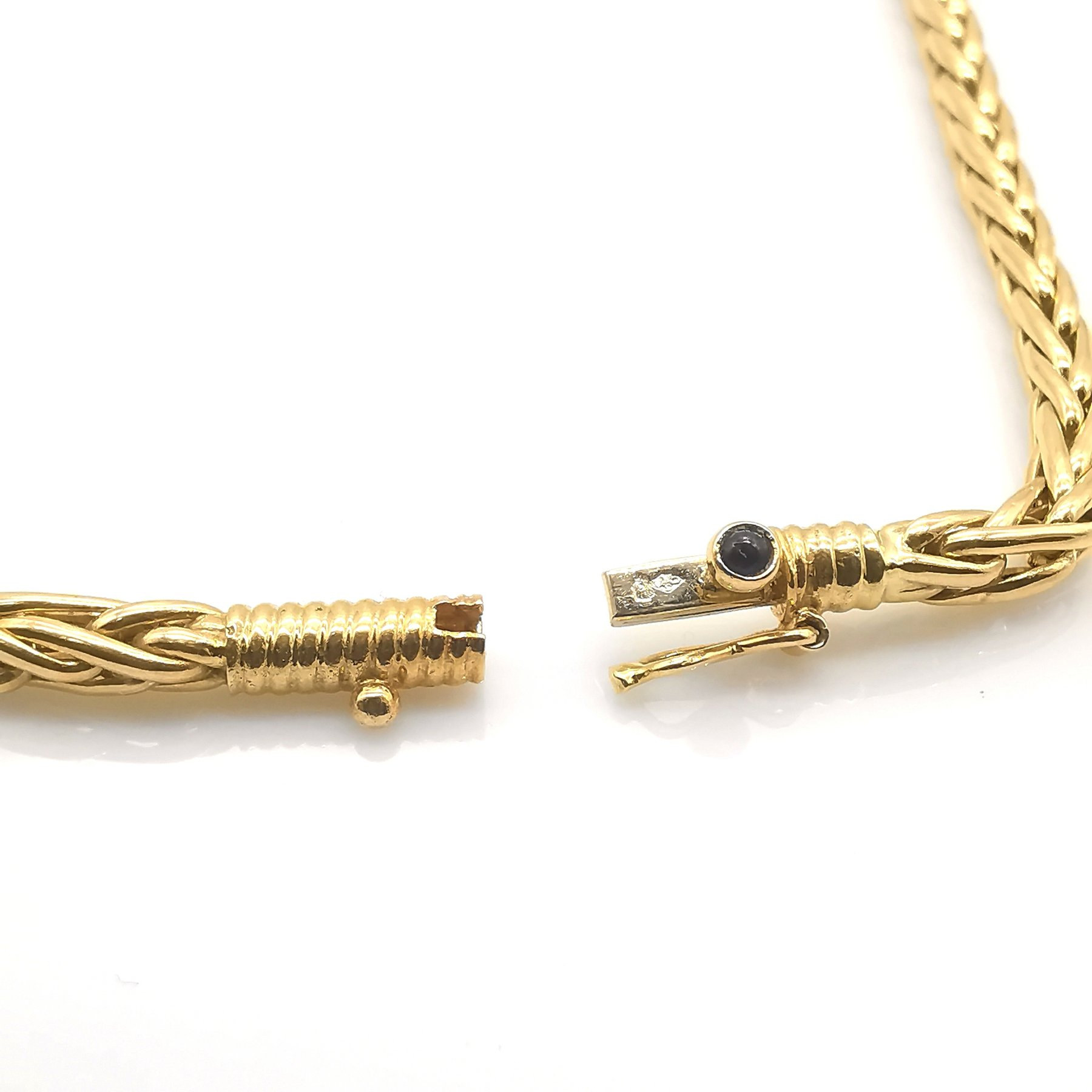 18 karatų geltono aukso grandinėlė („Palm chain“ tipo) - Image 2