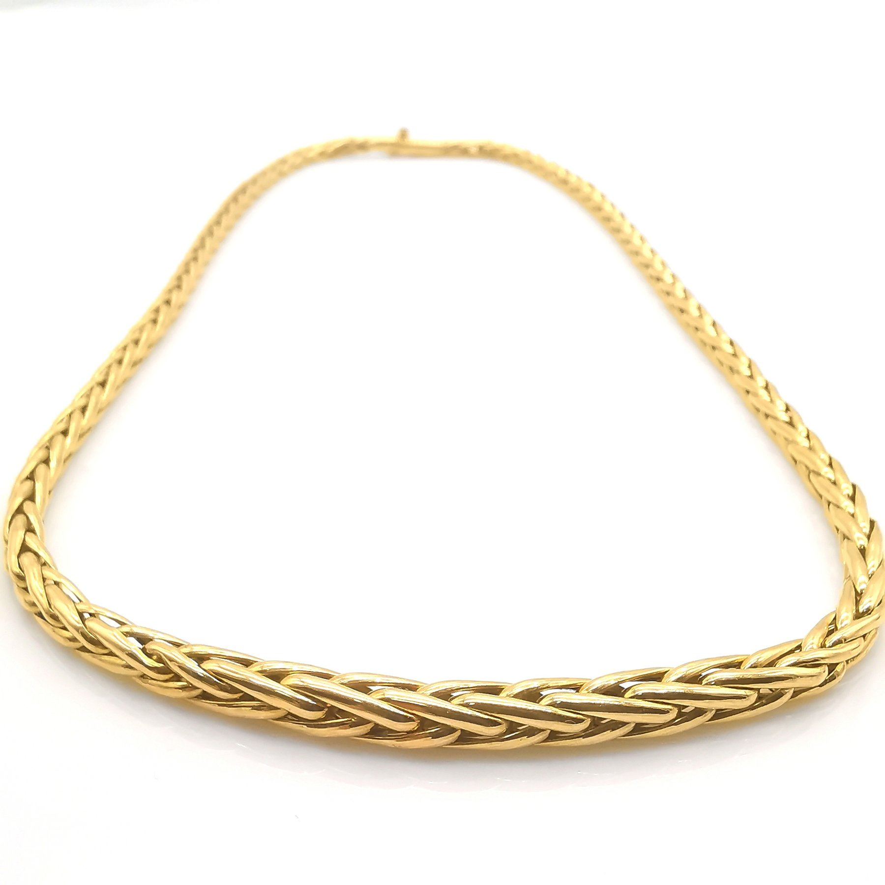 18 karatų geltono aukso grandinėlė („Palm chain“ tipo) - Image 7