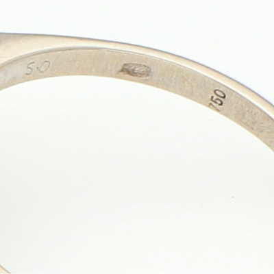 18 kt. Baltasis auksas – Žiedas – 0.25 ct Deimantas — Deimora papuošalai