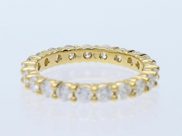 Prabangus 18 kt. geltono aukso žiedas su 1.58 ct natūraliais deimantais - Image 3