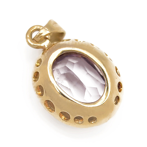 Elegantiškas 18 karatų geltonojo aukso pakabukas, puoštas 3.35 ct natūraliu turmalinu - Image 5