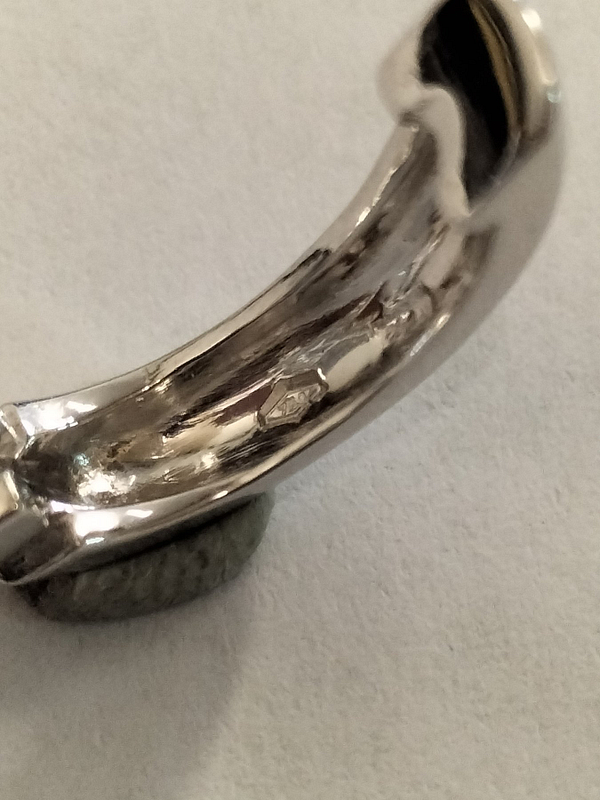 18 kt. Baltojo aukso Auskarai su 0.66 ct Deimantais - Image 4